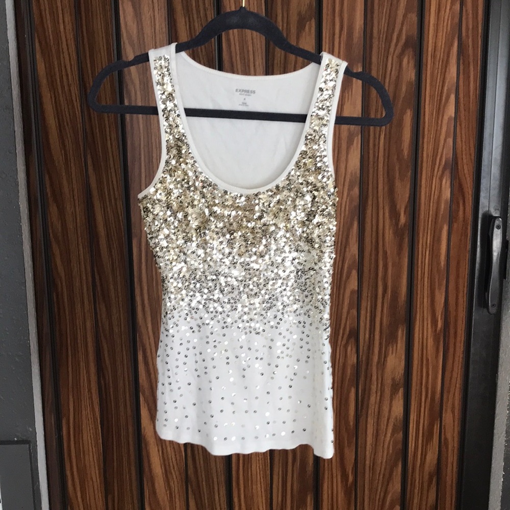 Sparkly tank top